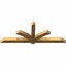 Ekena Millwork Redmond Rough Sawn Timber Gable Bracket, Western Red Cedar, 72"W x 27"H x 4"D x 4"F, 9/12 Pitch GBW072X27X0404RED00RWR - alternate 3